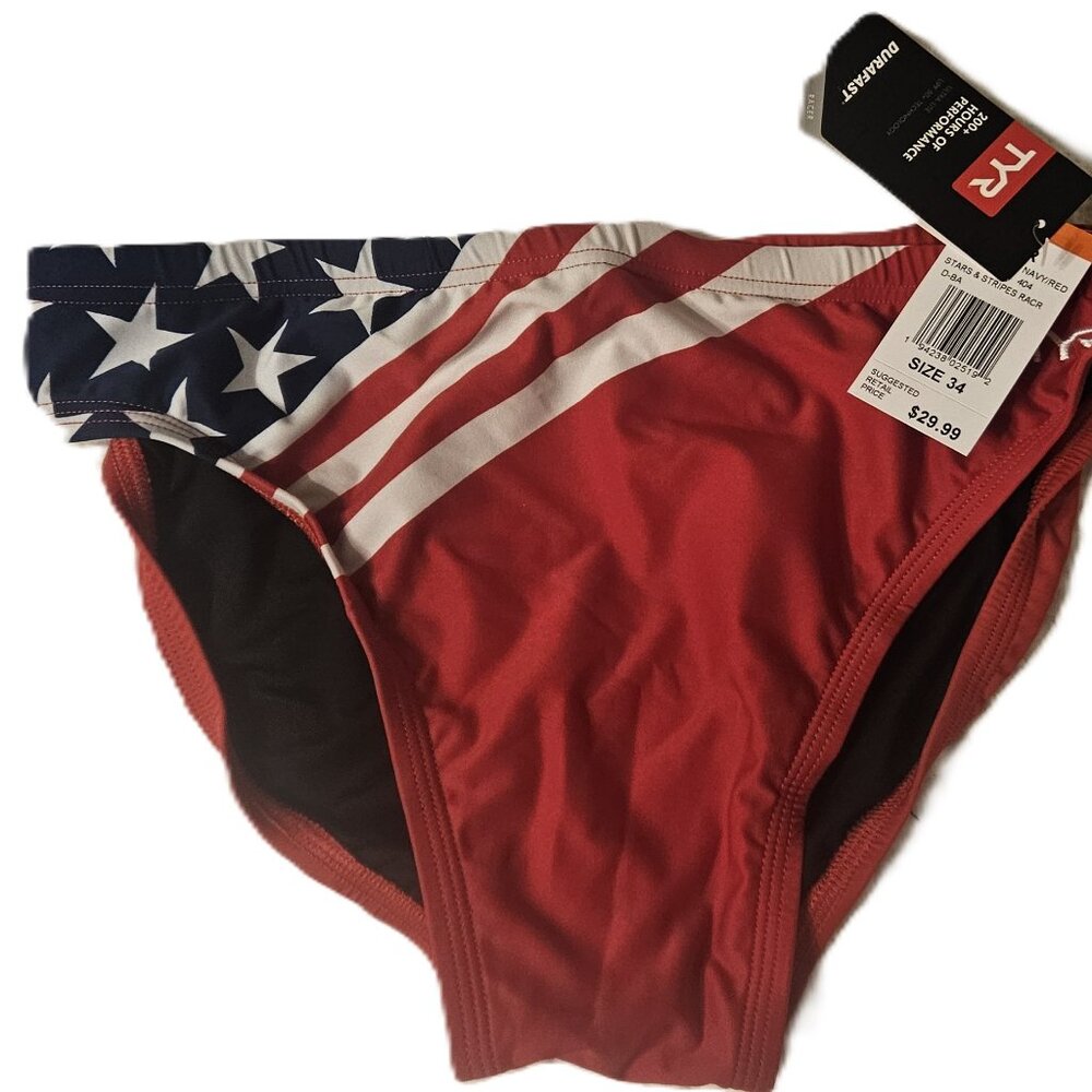 TYR Stars and Stripes Racer Swim Briefs